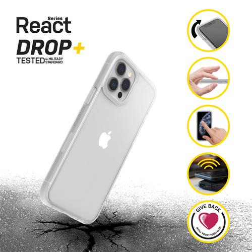 OTTERBOX REACT IPHONE 12/12 PRO clear