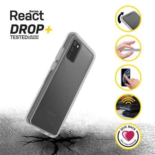 OTTERBOX REACT SAMSUNG Galaxy A02s - clear