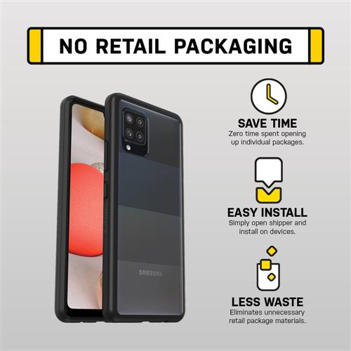 OTTERBOX REACT SAMSUNG GALAXY A42 5G - BLACK CRYSTAL - CLEAR/B