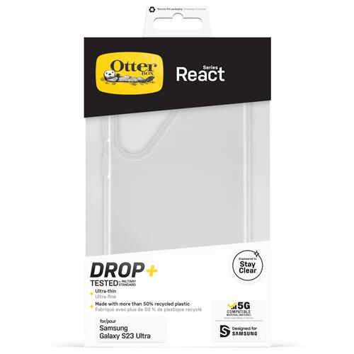 OTTERBOX REACT SAMSUNG GALAXY S23 Ultra - clear