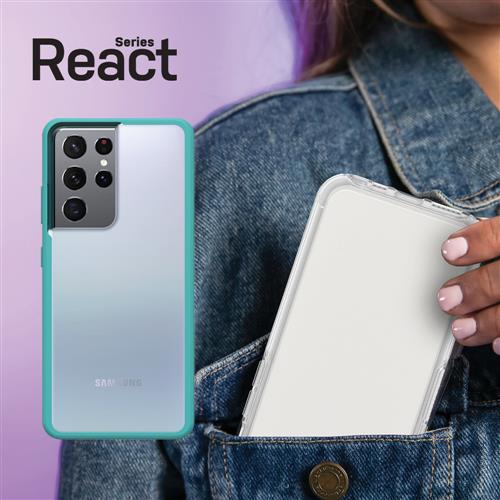 REACT GALAXY S21 ULTRA SEA SPRAY CLEAR/BLUE PROPACK BULK
