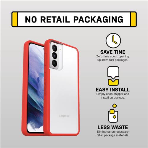 REACT GALAXY S21+ POWER RED RED CLEAR/RED PROPACK BULK