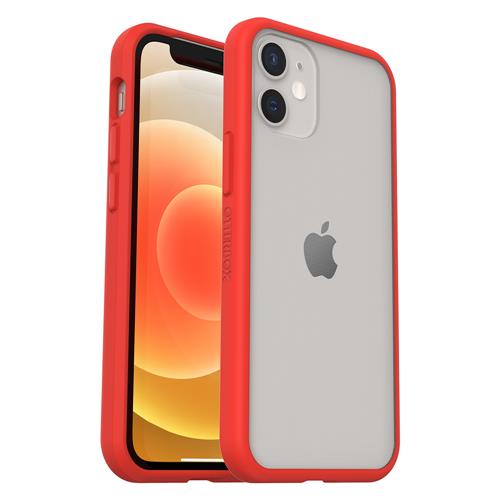 REACT IPHONE 12 MINI POWER RED- POWER RED- CLEAR/RED-PROPACK BUL