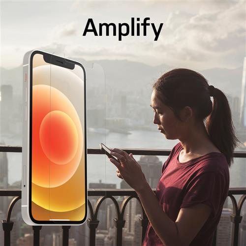 AMPLIFY ANTI-MICROBIAL IPHONE IPHONE 12 MINI-CLEAR-PROPACK BUL