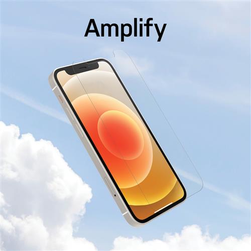 AMPLIFY ANTI-MICROBIAL IPHONE IPHONE 12 MINI-CLEAR-PROPACK BUL