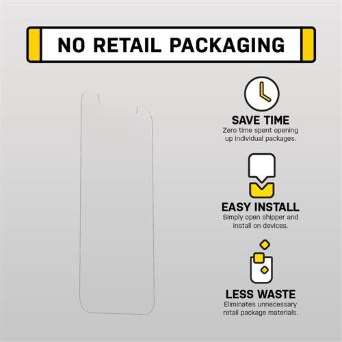 AMPLIFY ANTI-MICROBIAL IPHONE IPHONE 12 MINI-CLEAR-PROPACK BUL