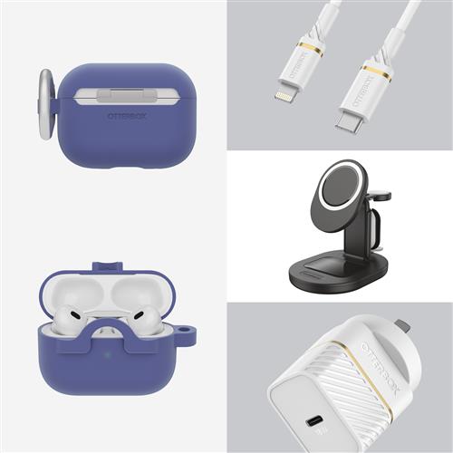 HEADPHONE CASE APPLE AIRPODS (2nd/1st gen) Space Cadet-purple