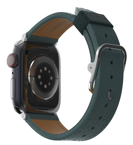 OB CACTUS LTH W BAND APPLE WTCH 10-S 40/41/42mm JunpSprig-green