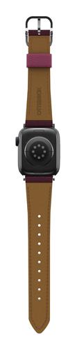 OB CACTUS LTH W BAND APPLE WTCH 10-S 40/41/42mm MaroonBells-pink
