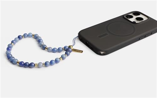 OB CASE ATTACH BEADED WRISTLET STRAP INDIGO LAGOON - BLUE