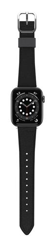 OB SYMTR APPLE WATCH BAND 10-L 44/45/46mm Noir Ash - black