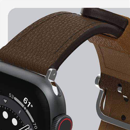 OB SYMTR APPLE WATCH BAND 10-L 44/45/46mm Rich Adobe - brown