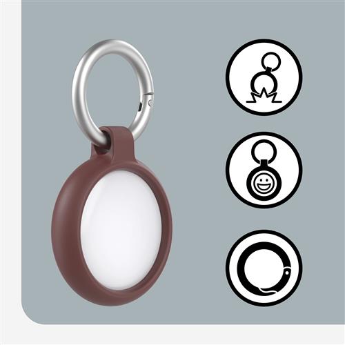 SLEEK CASE FOR APPLE AIRTAG Union Station - brown