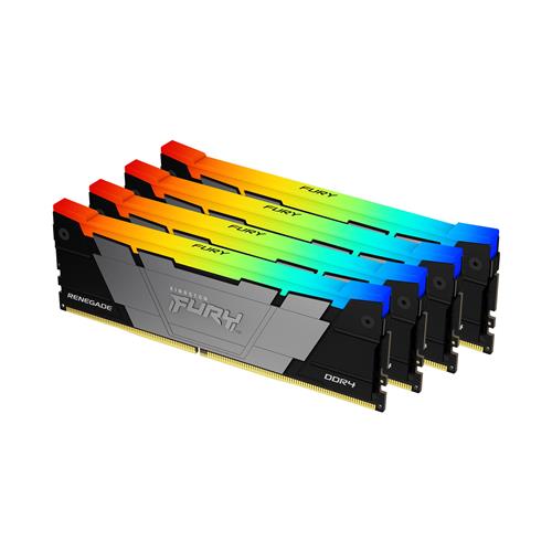 128GB DDR4-3600MT/S CL18 DIMM (Kit of 4) FURY Renegade RGB