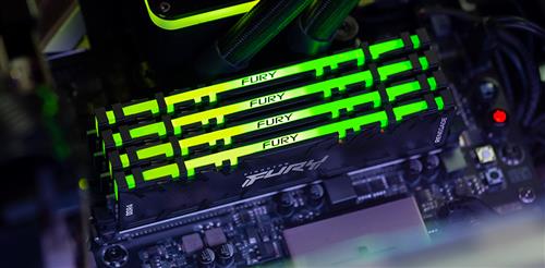 128GB DDR4-3600MT/S CL18 DIMM (Kit of 4) FURY Renegade RGB