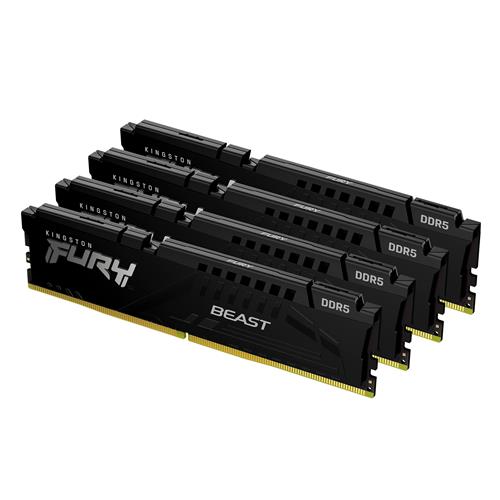 128GB DDR5-5200MT/S CL40 DIMM (KIT OF 4) FURY BEAST BLACK XMP
