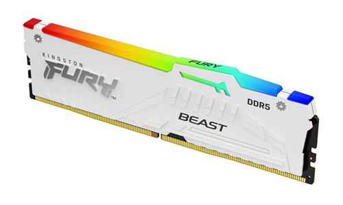 16GB DDR5 6000MT/S CL30 DIMM FURY Beast White RGB EXPO