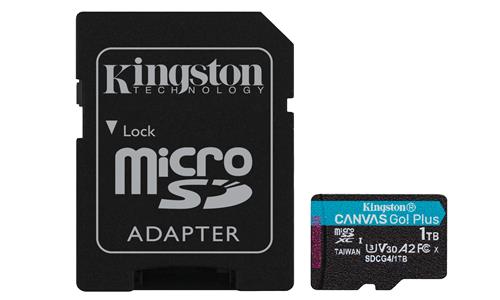 1TB MSDXC CANVAS GO PLUS 200R Gen4 A2 U3 V30 Card + Adapter