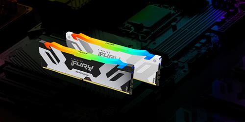 24GB DDR5 8000MT/S CL38 DIMM FURY Renegade RGB White