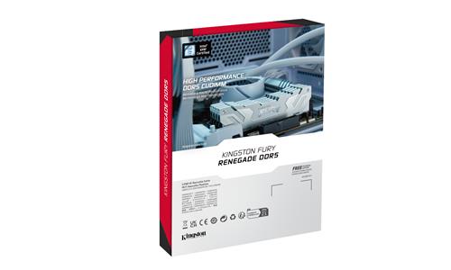 24GB DDR5-8400MT/S CL40 CUDIMM FURY Renegade White XMP