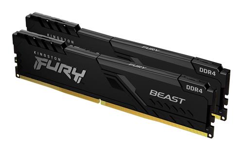 32GB DDR4-3200MHZ CL16 DIMM (Kit of 2) 1Gx8 FURY Beast Black