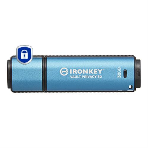 32GB IRONKEY VAULT PRIVACY 50 AES-256 ENCRYPTED FIPS 197