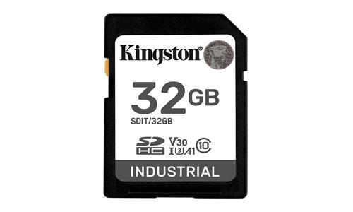 32GB SDHC INDUSTRIAL C10 -40C to 85C UHS-I U3 V30 A1 pSLC