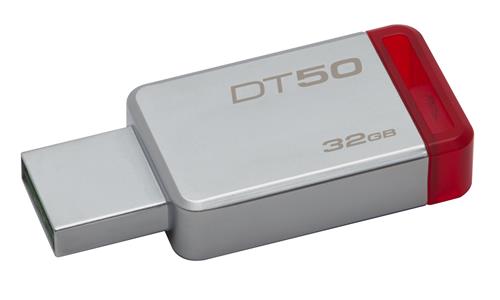 32GB USB 3.0 DATATRAVELER 50 METAL/RED