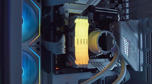 48GB DDR5 8000MT/S CL38 DIMM Kit of 2 FURY Renegade RGB White