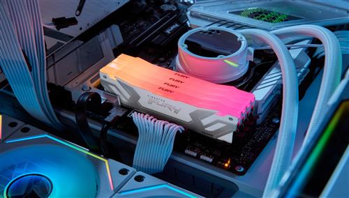 48GB DDR5 8800MT/S CL42 CUDIMM Kit of 2 FURY Renegade RGB White