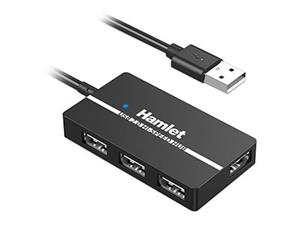 HUB 4 PORTE USB 2.0 COMPATTO AUTOALIMENTATO - SPESSORE 11 MM