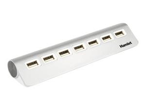 HUB 7 PORTE USB 2.0 ALLUMINIO AUTOALIMENTATO