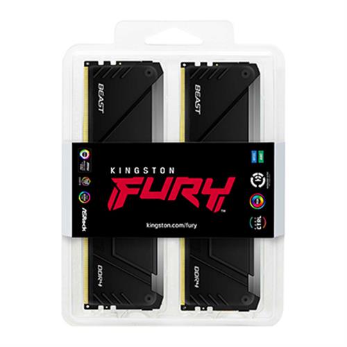 64GB DDR4-3200MT/S CL16 DIMM (Kit of 4) FURY Beast RGB