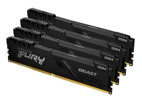 64GB DDR4-3600MHZ CL18 DIMM (Kit of 4) FURY Beast Black