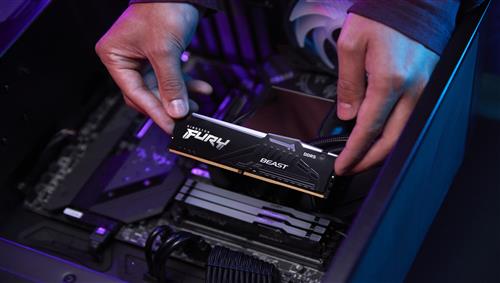 64GB DDR5 5200MT/S CL40 DIMM (Kit of 2) FURY Beast RGB