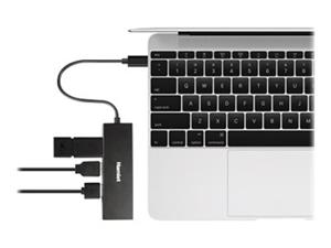 HUB USB TYPE-C  4 PORTE USB 3.0 AUTOALIMENTATO