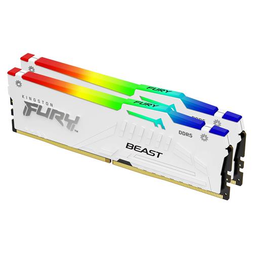 64GB DDR5-5200MT/S CL40 DIMM (Kit of 2) Beast White RGB XMP