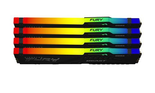 64GB DDR5-5200MT/S CL40 DIMM (KIT OF 4) FURY BEAST RGB XMP