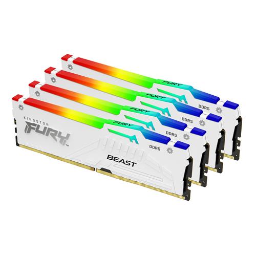 64GB DDR5-6000MT/S CL40 DIMM (KIT OF 4) BEAST WHITE RGB XMP