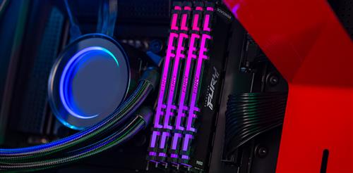 64GBDDR4-3200MT/S CL16DIMM (Kit of4)1Gx8 FURYRenegadeRGB