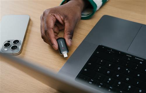 PLECTRA USB-C FLASH DRIVE BLACK 256GB