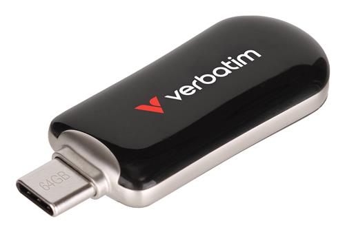 PLECTRA USB-C FLASH DRIVE BLACK 64GB
