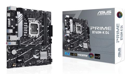 PRIME B760M-K D4//LGA1700 B760 USB3.2 GEN 1 MB