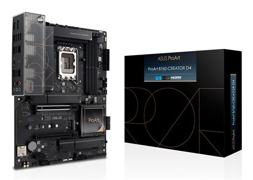 PROART B760-CREATOR D4//LGA1700 B760 PCIE5.0 USB32GEN2X2 MB