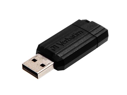 USB DRIVE 2.0 PINSTRIPE 128GB BLACK