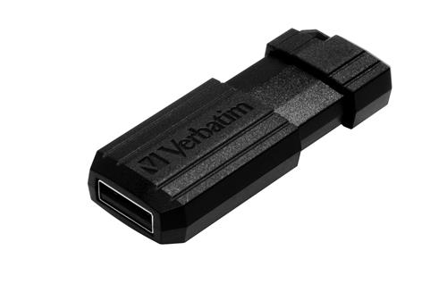 USB DRIVE 2.0 PINSTRIPE 8GB BLACK