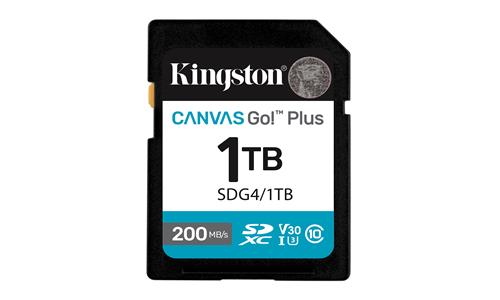 1TB SDXC CANVAS GO PLUS 200R Gen4 C10 UHS-I U3 V30 200MB/s