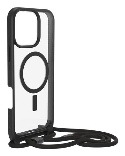 OB REACT NECKLACEMAGS APPLE iPhone16 ProMax BlCrys-clear/bl