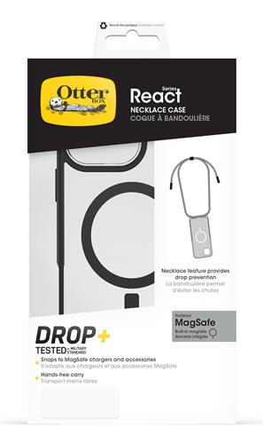 OB REACT NECKLACEMAGS APPLE iPhone16 ProMax BlCrys-clear/bl