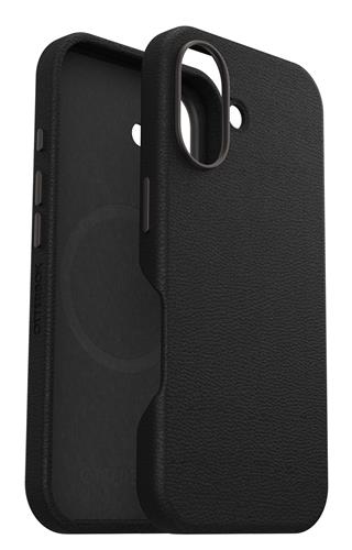 OB SYM CACTUS LEATHER APPLE iPhone 16 Noir Ash - black